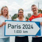 Canoeing Austria - Mediaday: Corinna Kuhnle, Saman Soltani, Felix Oschmautz, 28.06.2024, Vienna, Austria. (Photo: Michael Meindl)